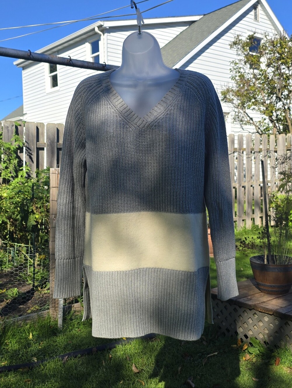 Gap Cotton/ Wool Tunic Sweater